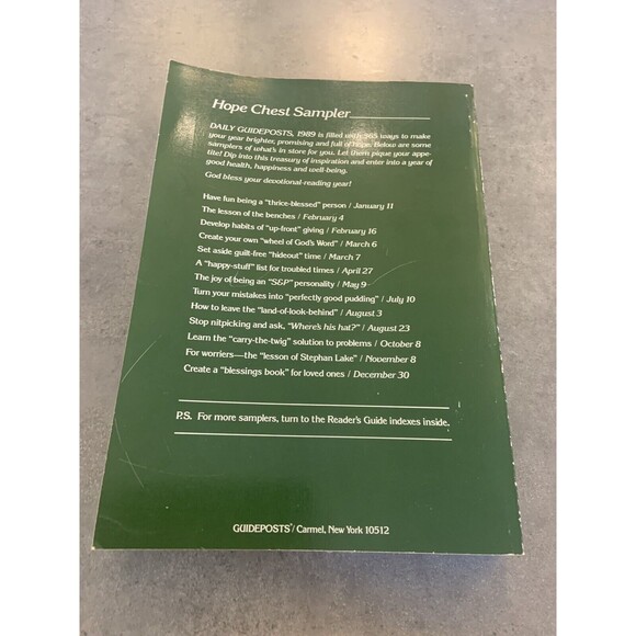 Daily Guideposts VTG 1989 by Guideposts Daily Christian Bible Devotions - Picture 3 of 6